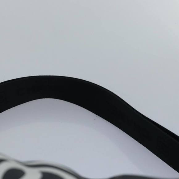 CHANEL Sports Line Drum bag Shoulder Bag Vinyl Black CC Auth bs15851 - Picture 8 of 16